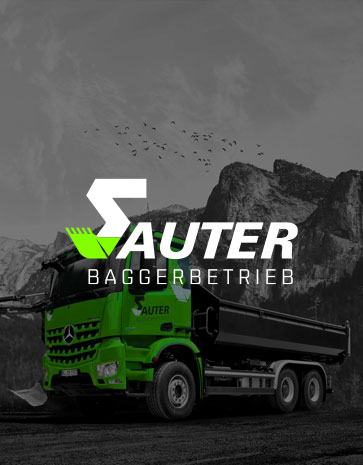 Projektbild Sauter Baggerbetrieb