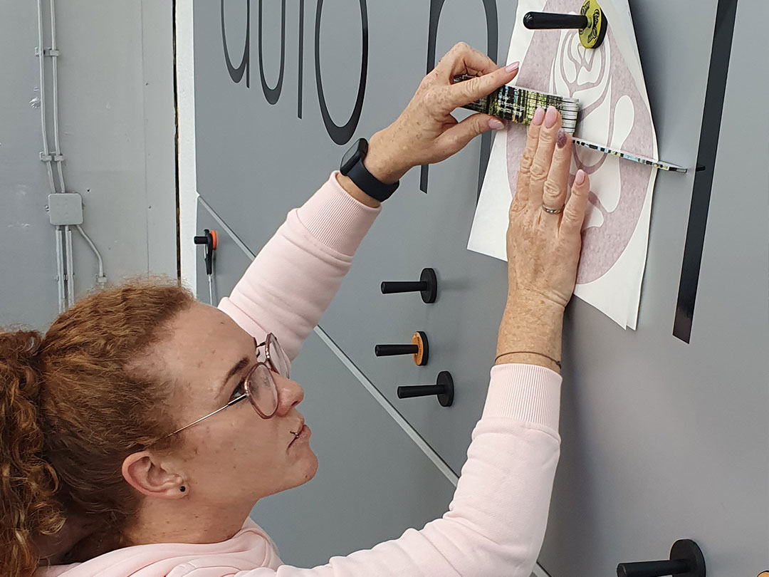 Werbetechnik Beschriftung