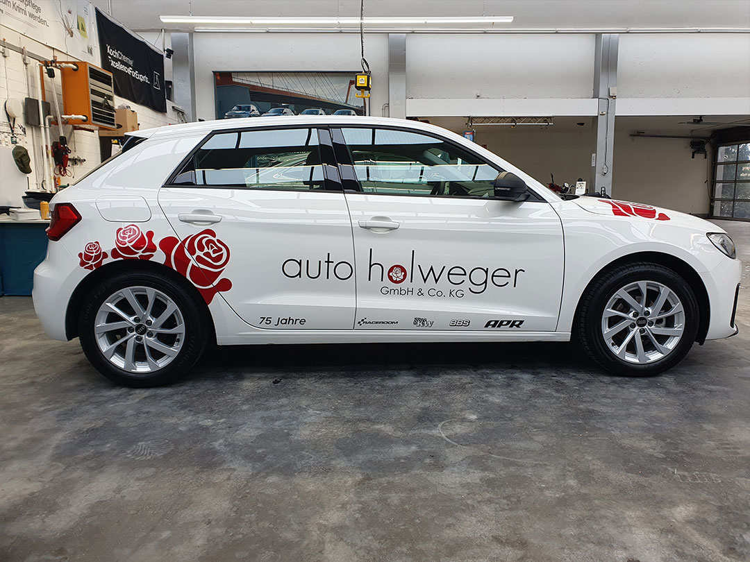 Werbetechnik Beschriftung