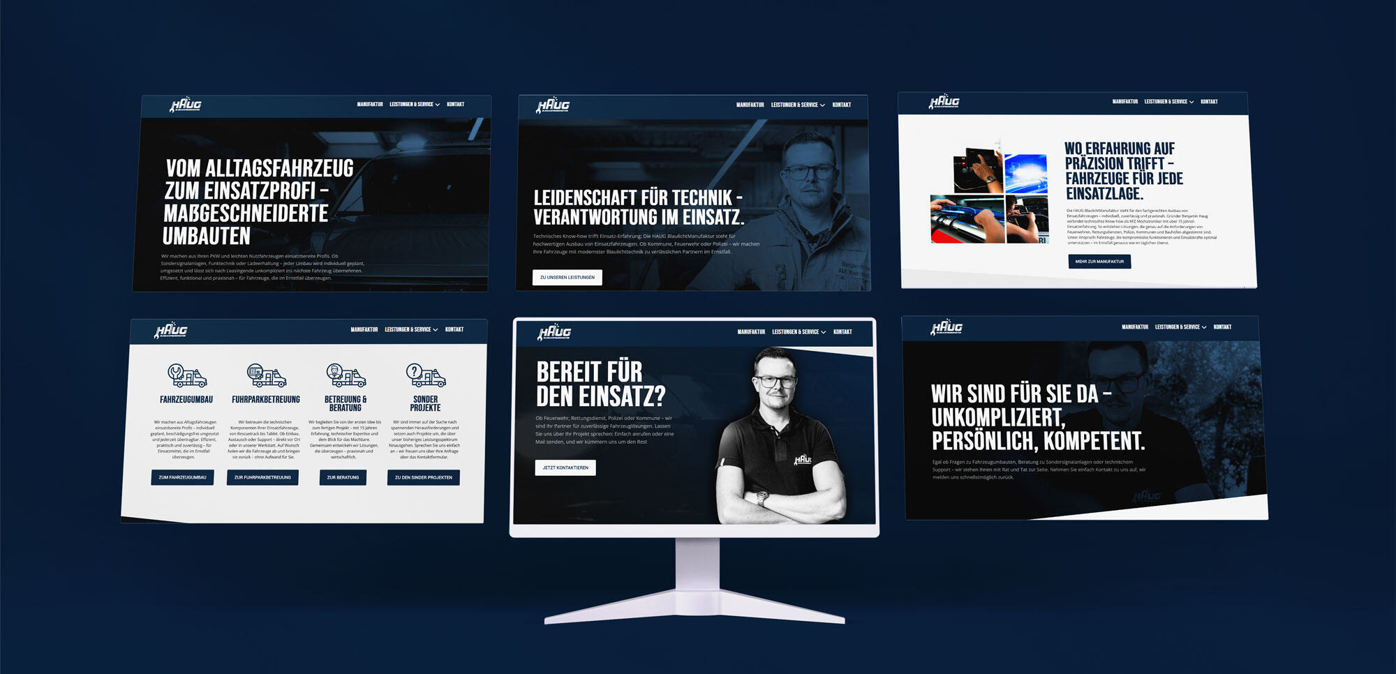 Webdesign Joomlasite Haug
