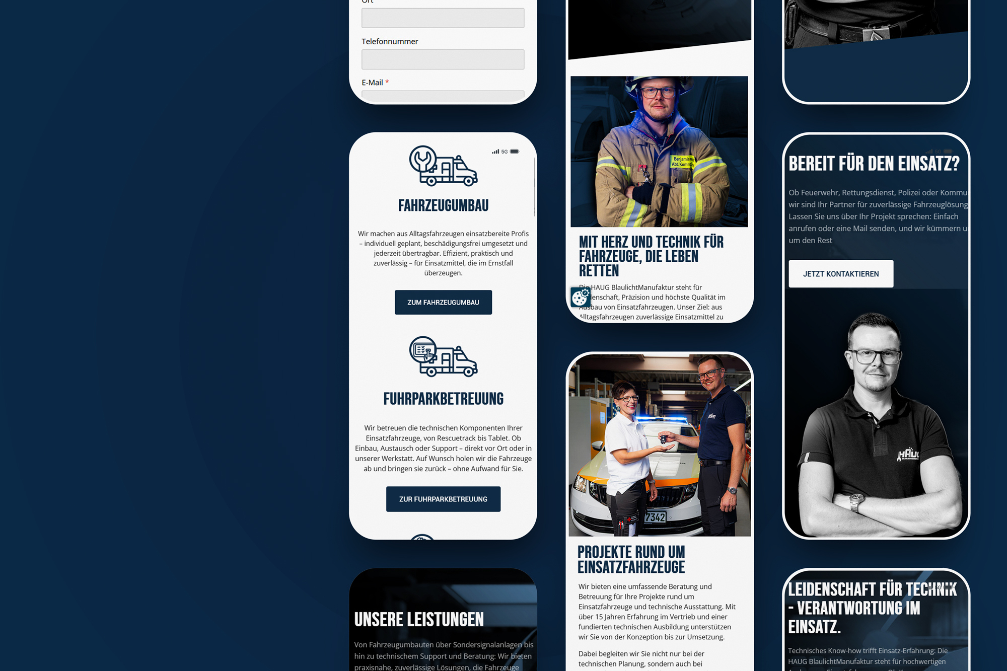Webseite Screenshot Holweger