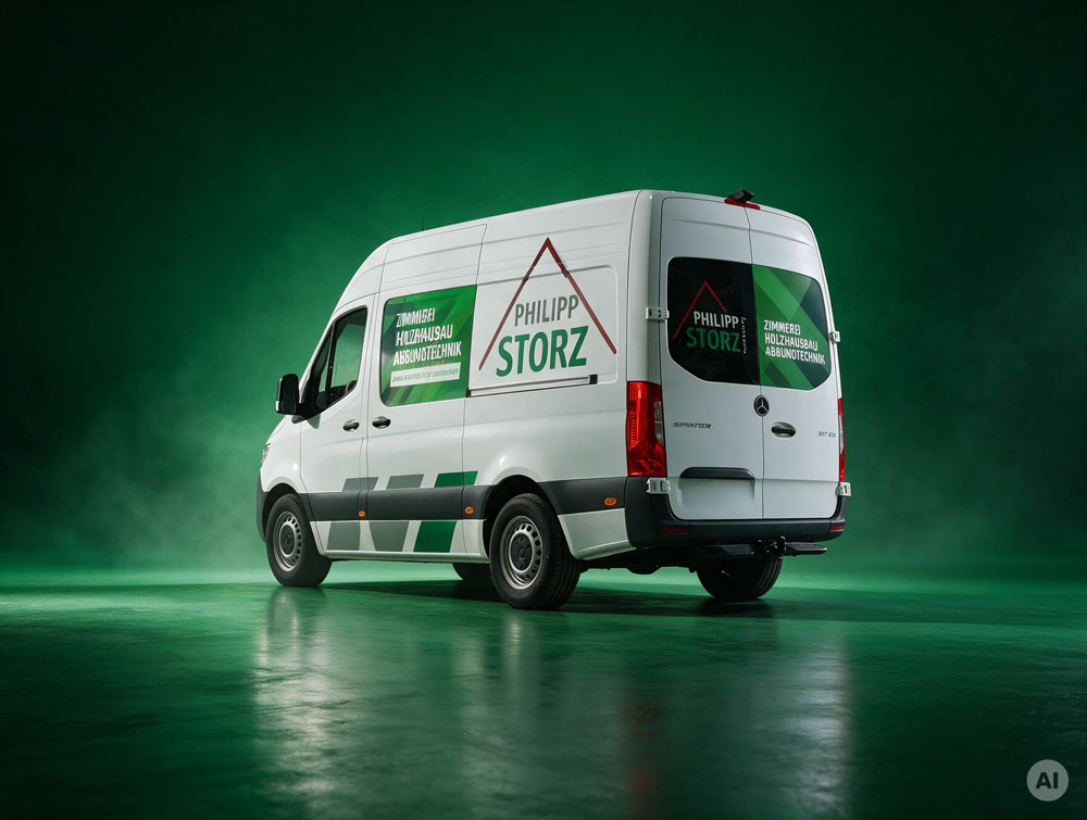 Werbnetechnik Beschriftung Philipp Storz Sprinter