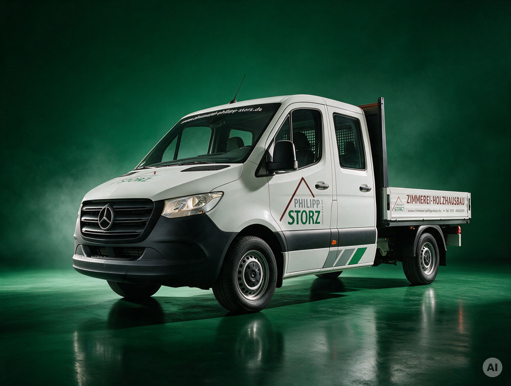 Werbnetechnik Beschriftung Philipp Sprinter Pritsche